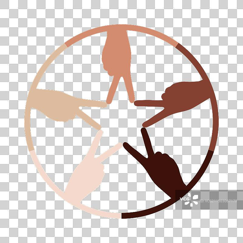 五只手图片素材