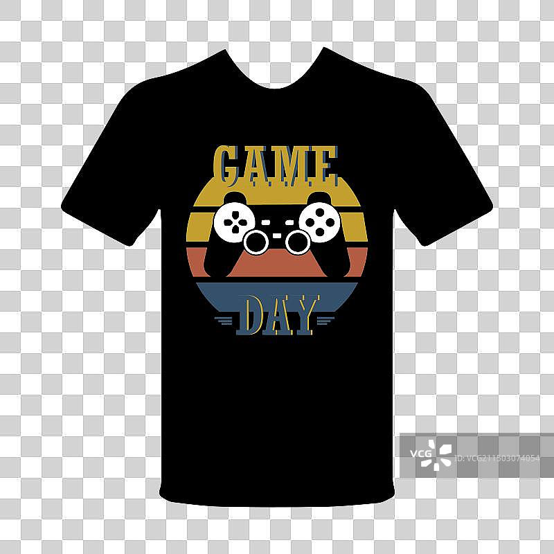 比赛日T恤设计图片素材