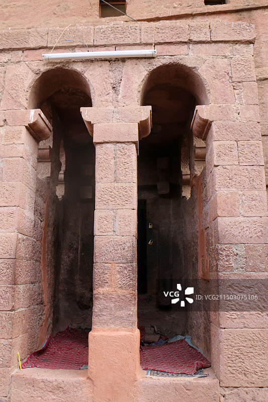 拉利贝拉岩石教堂，埃塞俄比亚图片素材