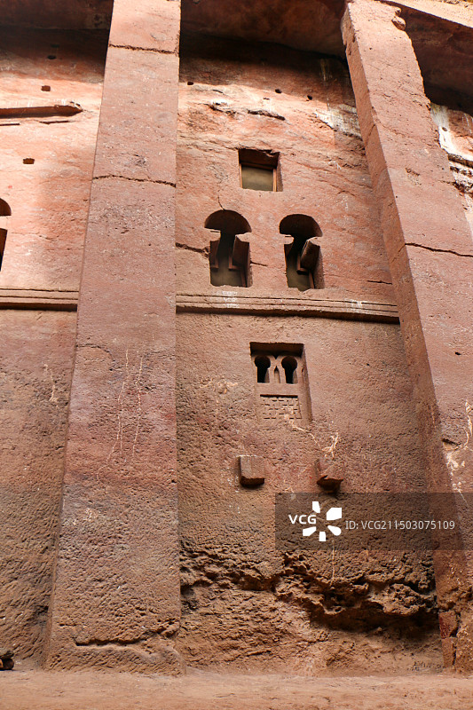 拉利贝拉岩石教堂，埃塞俄比亚图片素材