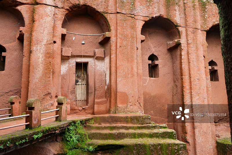 拉利贝拉岩石教堂，埃塞俄比亚图片素材