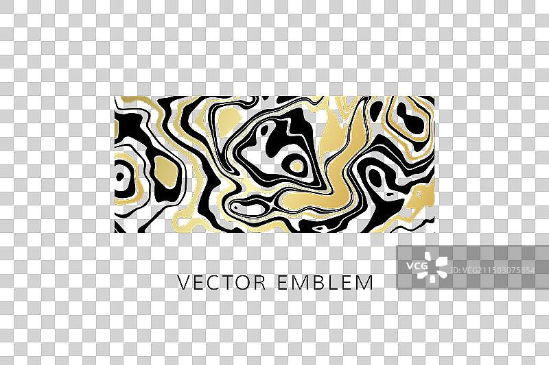 奢华大理石金色时尚标签图片素材