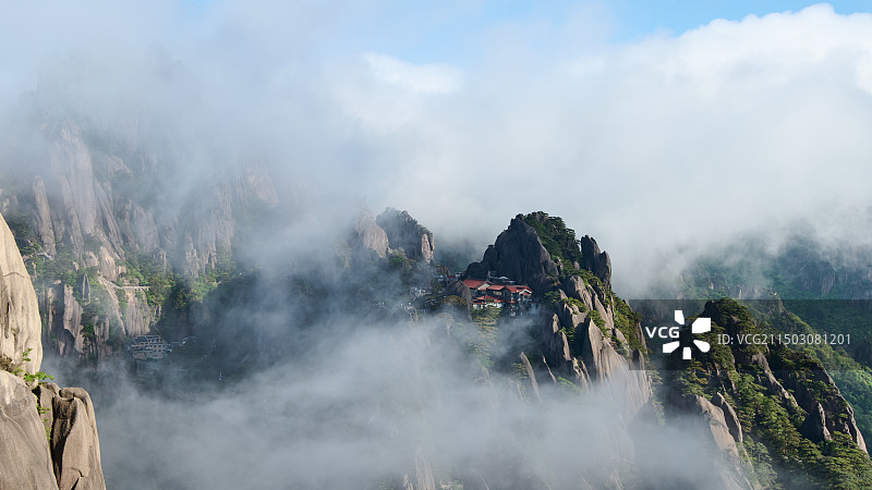 黄山玉屏峰图片素材