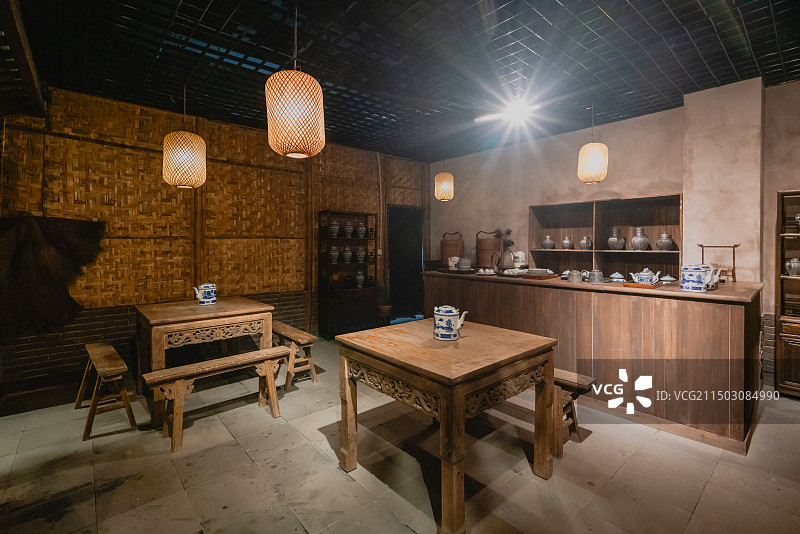 古代饭店场景图片素材