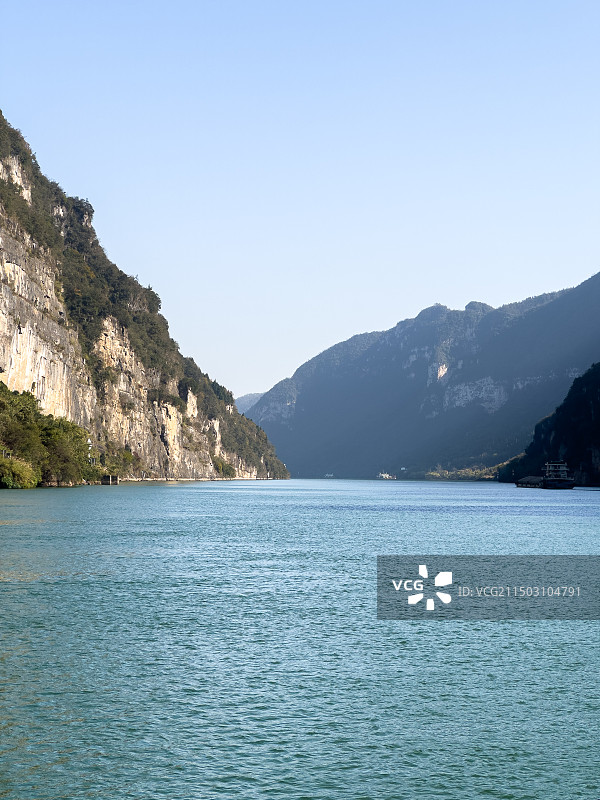 湖北宜昌三峡人家景区-清江画廊三峡水坝邮轮图片素材