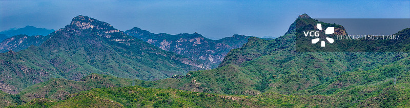 鹿皮关长城 密云 石城镇 龙云山 黑龙潭 航拍图片素材