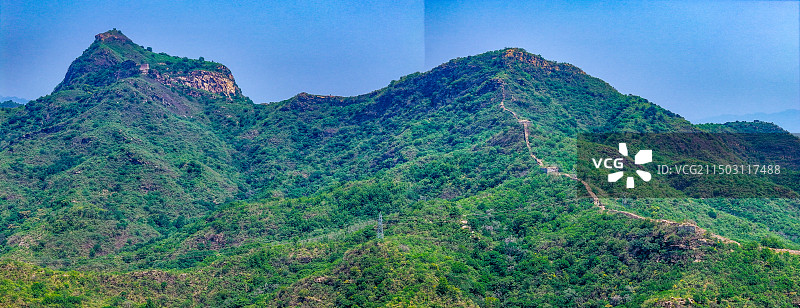 鹿皮关长城 密云 石城镇 龙云山 黑龙潭 航拍图片素材