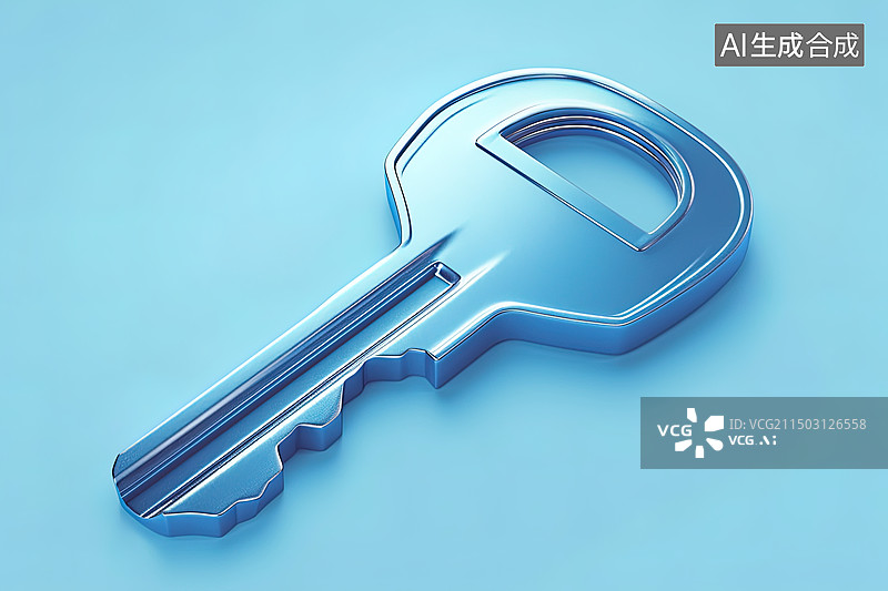 【AI数字艺术】一把万能钥匙插图图片素材