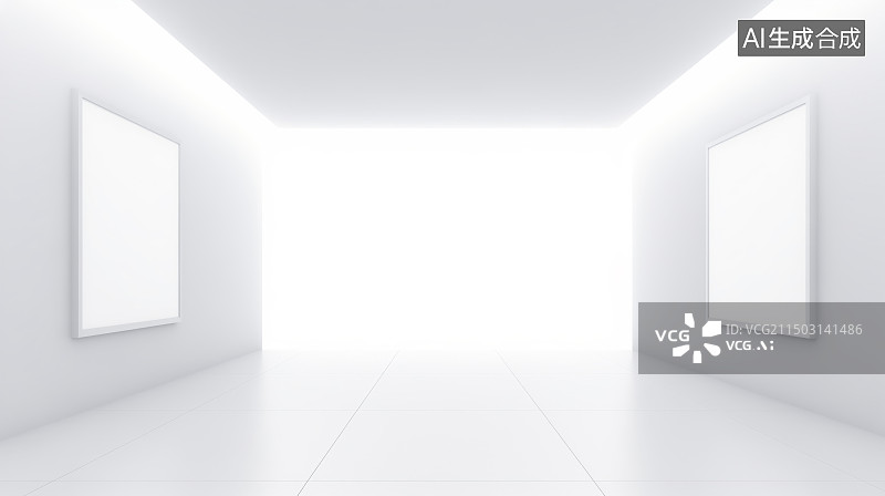 【AI数字艺术】艺术中心建筑空间图片素材