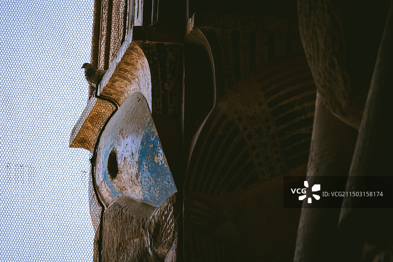 埃及丹德拉神庙遗址素材图图片素材