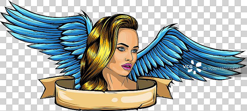美丽的女性天使图片素材