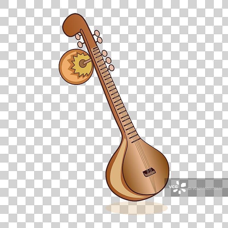 美丽的锡塔琴图片素材