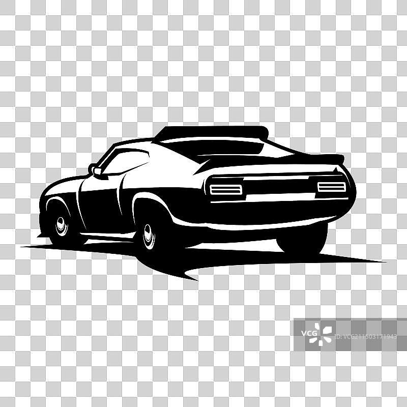 1973年经典汽车轮廓图片素材