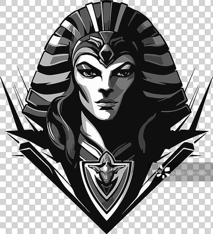 法老男人标志模板纹身图片素材