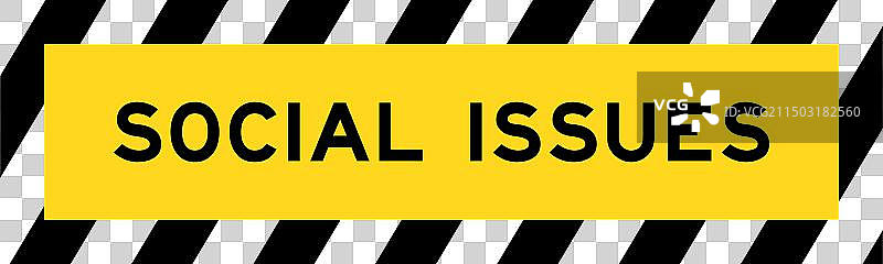 黄色和黑色带线条纹标签图片素材