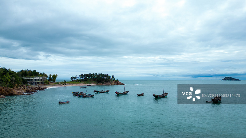 山东省青岛市崂山区沙子口街道流清湾图片素材