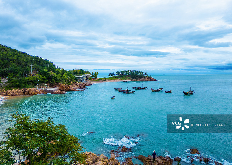 山东省青岛市崂山区沙子口街道流清湾图片素材