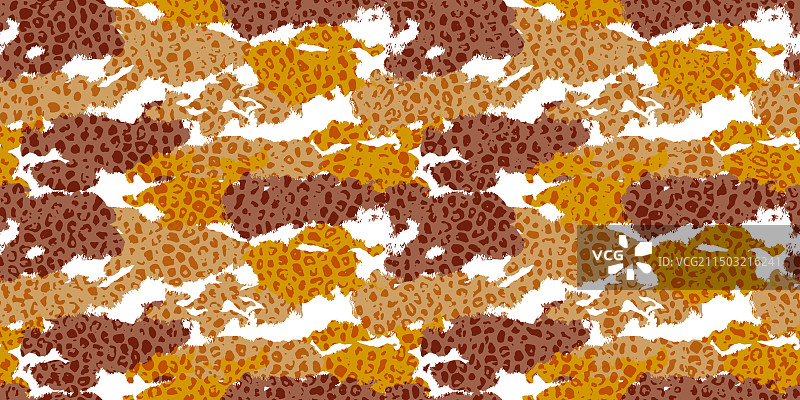 野生动物猫科皮毛纹理无缝图案图片素材