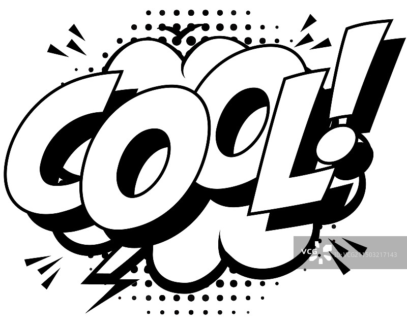 黑白色波普艺术风格图片素材