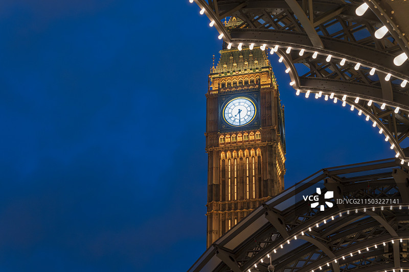 澳门伦敦人大本钟图片素材