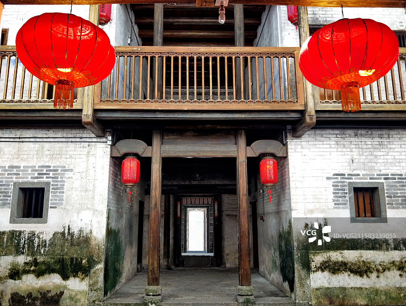 韶关市始兴县满堂客家大围图片素材