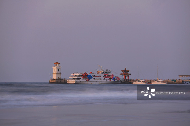 北戴河海景图片素材