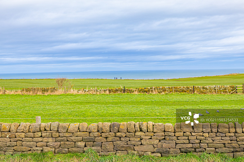 英国惠特比修道院图片素材