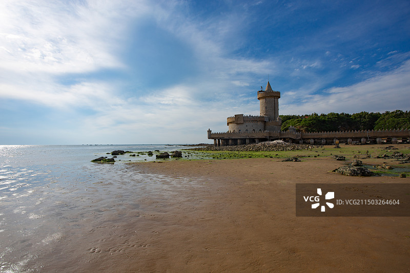 海边古堡 古老的城堡图片素材