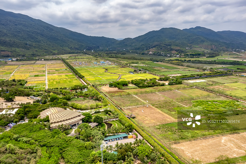 三亚水稻国家公园图片素材
