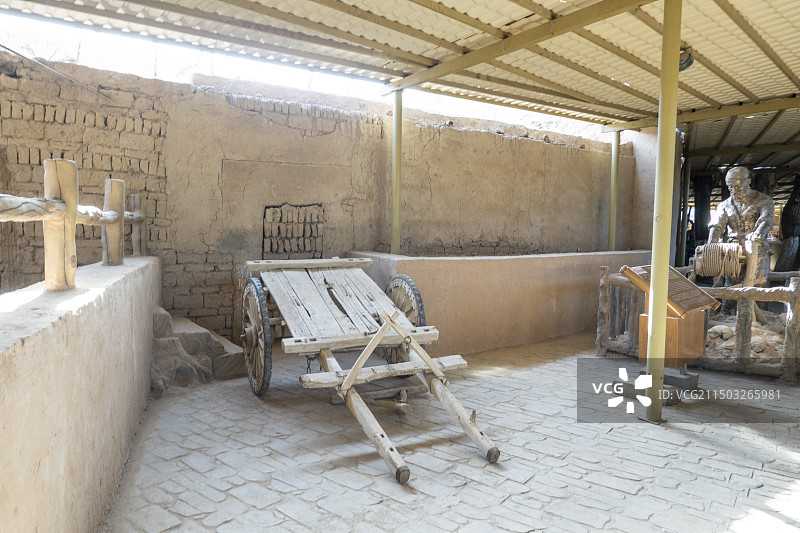 新疆吐鲁番坎儿井民俗园图片素材