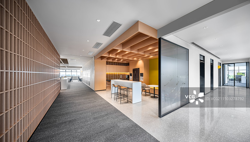 现代办公室会议室，现代办公空间室内空间设计图片素材