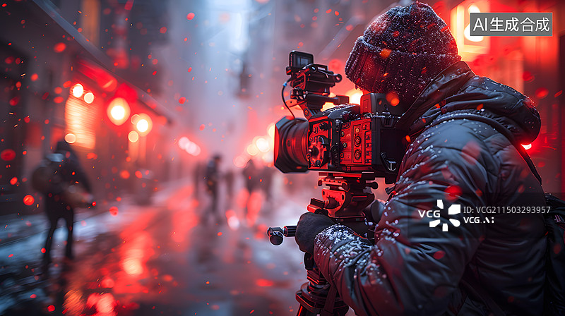 【AI数字艺术】现场直播拍摄图片素材