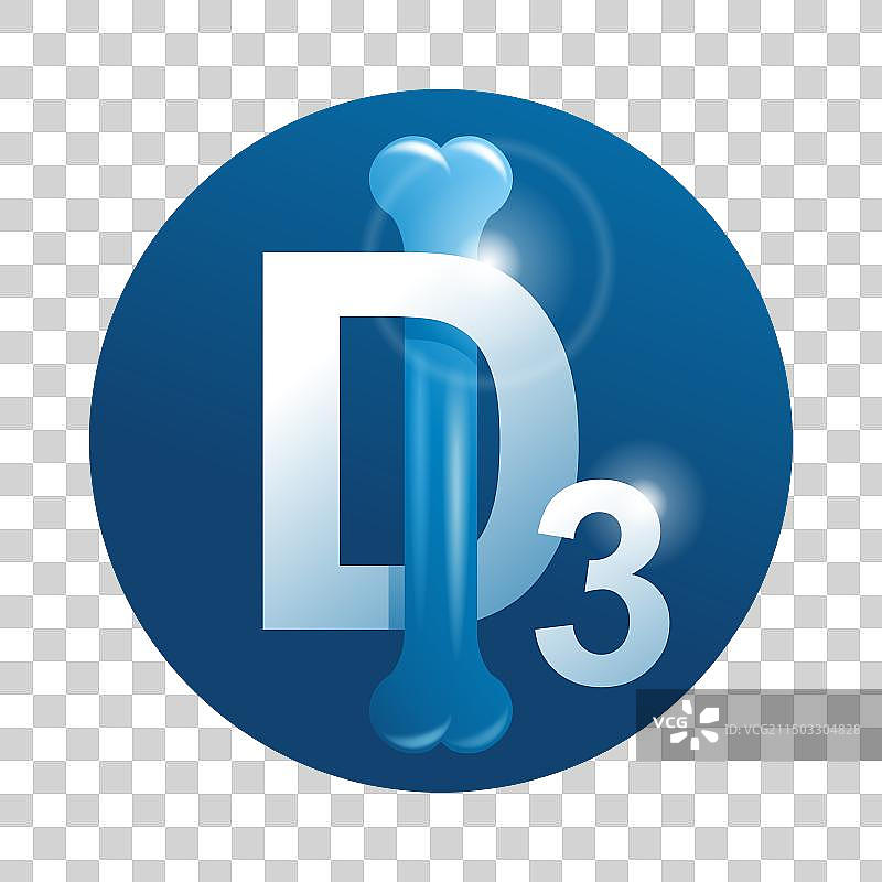 维生素D3骨骼健康补充剂图片素材