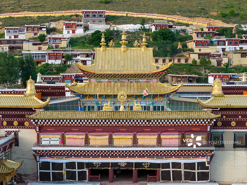 甘孜丹道环线-道孚民居-中国藏民艺术之都图片素材