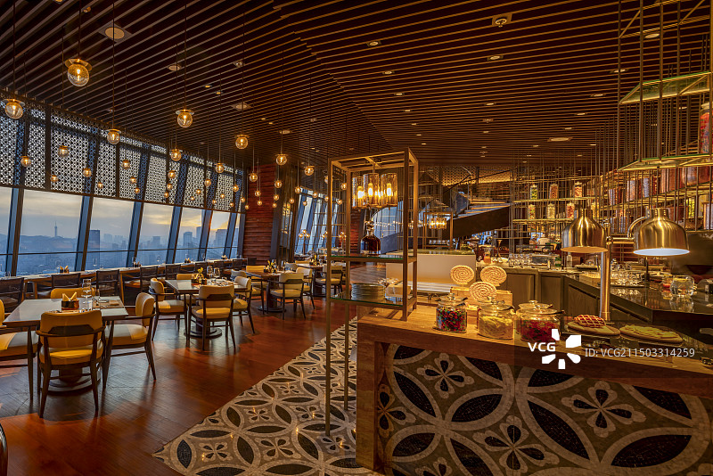 豪华星级酒店自助餐厅图片素材