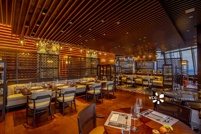 豪华星级酒店自助餐厅图片素材