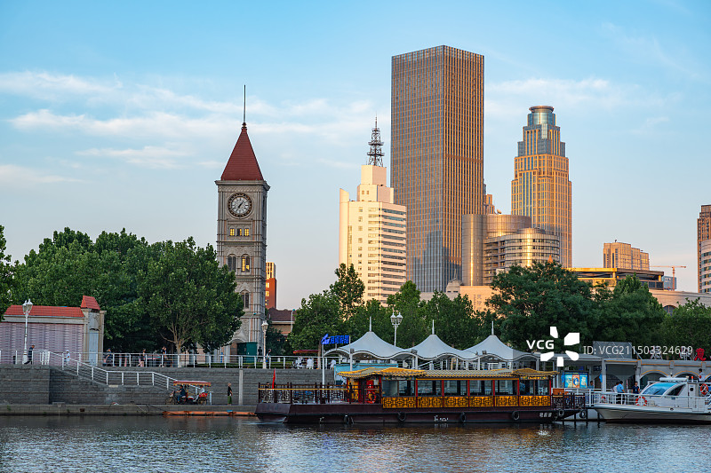 海河风光图片素材