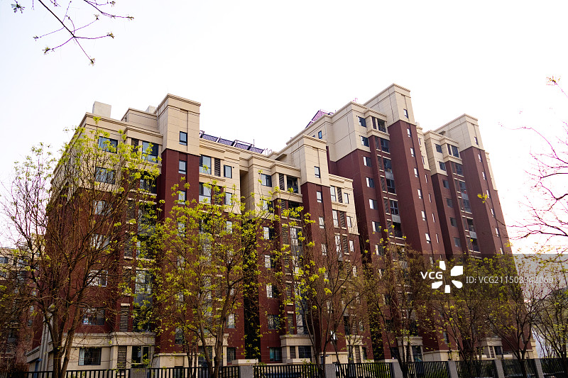 小区住宅区图片素材