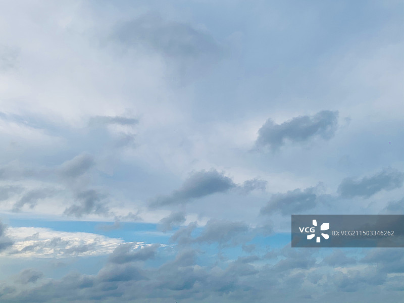 天空、背景、晚霞、夕阳、夏天、北海。图片素材