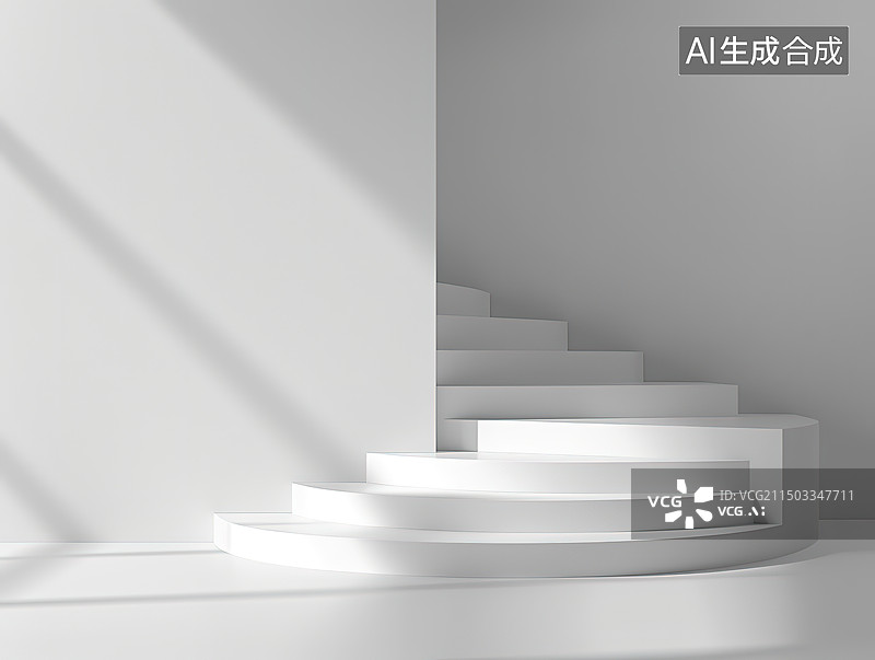 【AI数字艺术】白色背景下的空座位图片素材