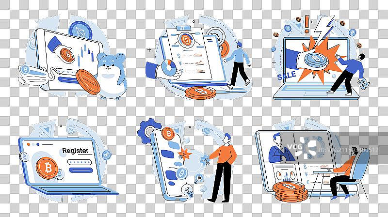 数字货币技术变革图片素材