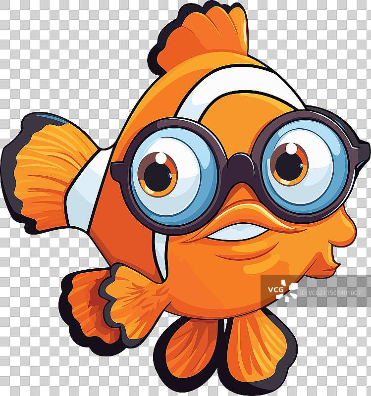 小丑鱼可爱卡通剪贴画图片素材