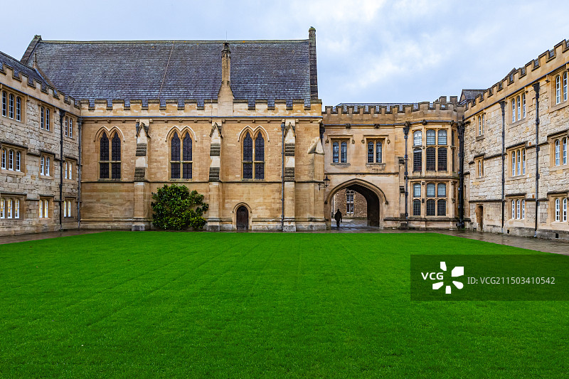 牛津大学霍顿学院图片素材