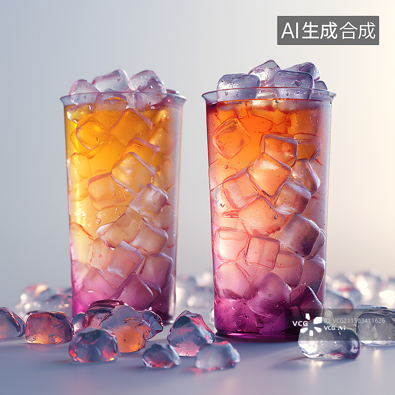 【AI数字艺术】夏日饮品图片素材