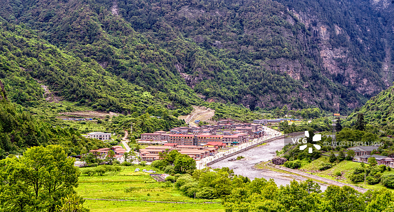 麻玛乡全景图片素材