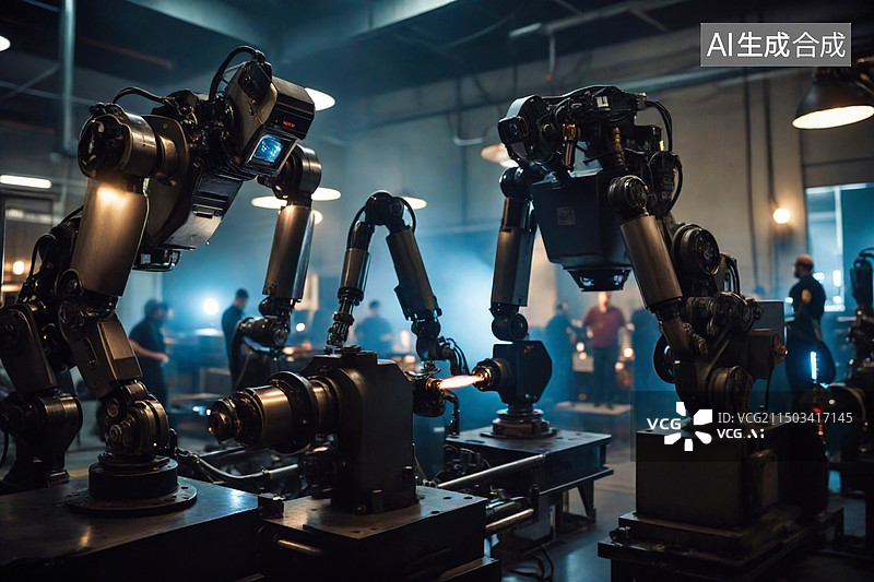 【AI数字艺术】智能制造概念图片素材