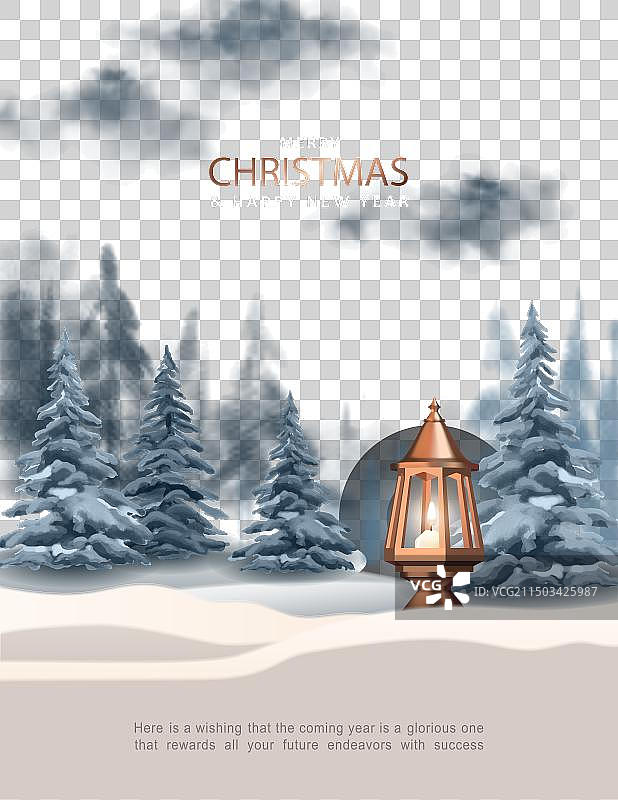 圣诞节和新年海报图片素材