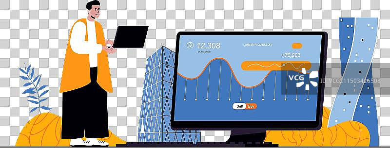 人们参与的加密货币挖矿网络概念图片素材