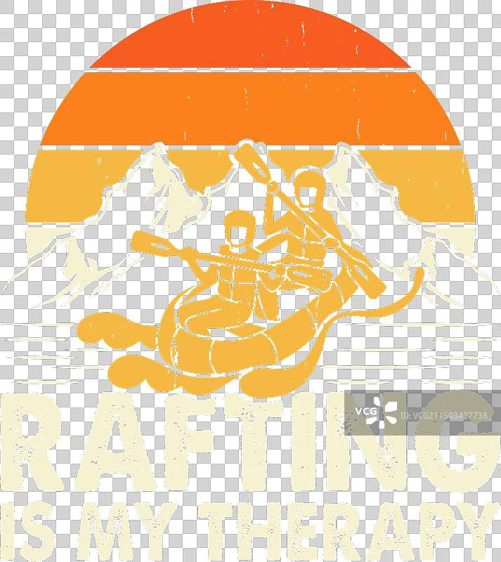 复古漂流主题T恤设计图片素材