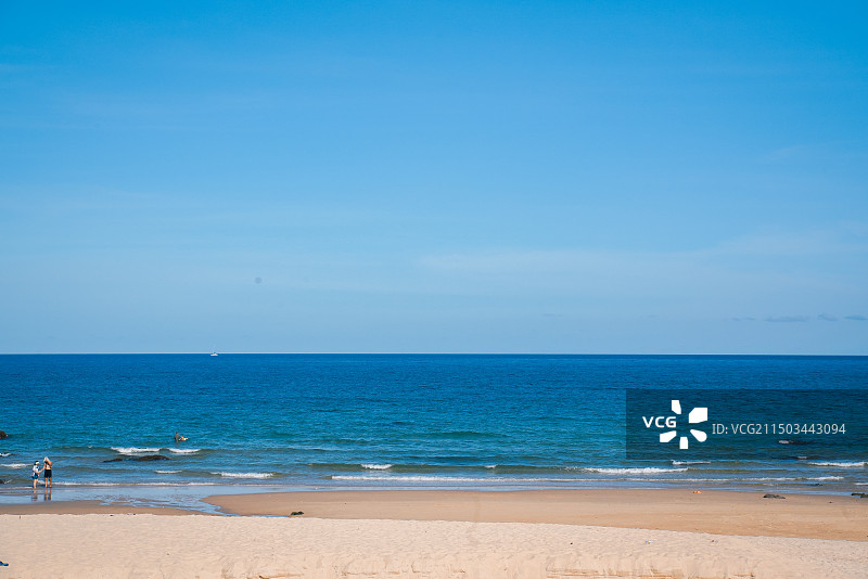 沙滩大海图片素材